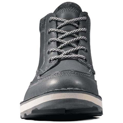 Uomo Korik Risegtx Stivali In Pelle Grigia Isolati In Gore-tex 40 - Foto 3