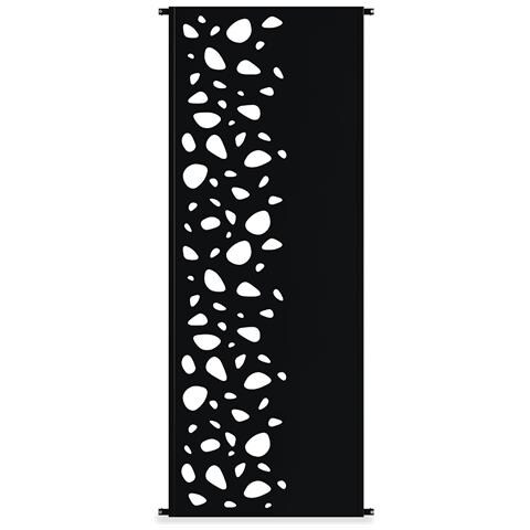 Set Di 2 Pannelli Decorativi Sunny Black H.160cm Motivi Lato Sinistro - Foto 2