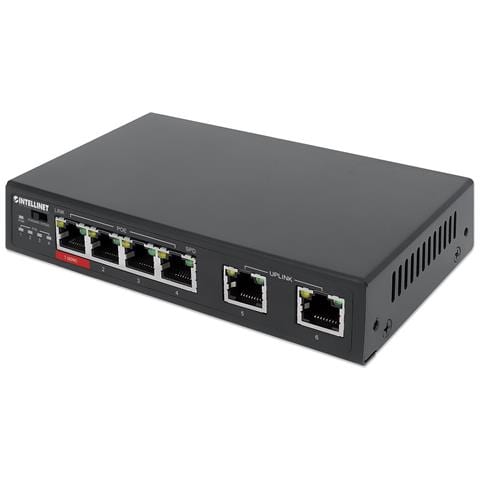561686 switch di rete Fast Ethernet (10/100) Supporto Power over Ethernet (PoE) Nero - Foto 1