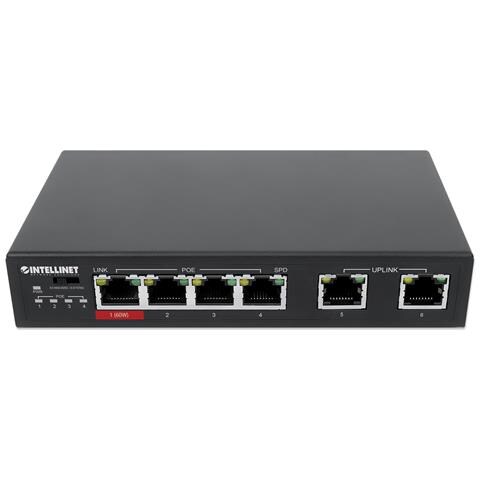 561686 switch di rete Fast Ethernet (10/100) Supporto Power over Ethernet (PoE) Nero - Foto 6