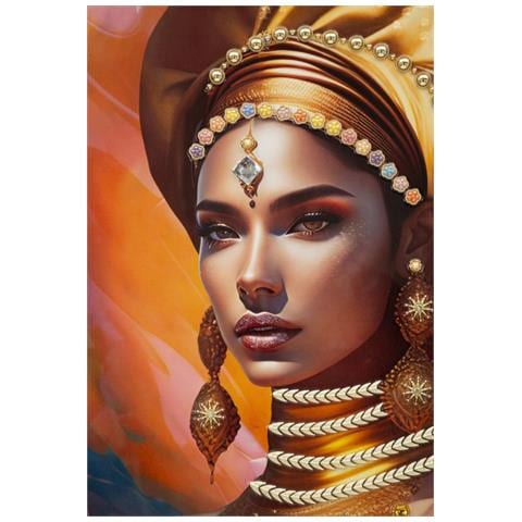 Stampa Su Tela Africa 24 - Multicolore - Legno - 72x4,5x102 Cm - Foto 2