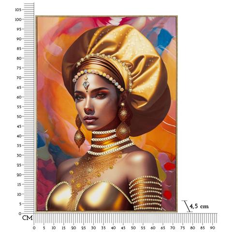 Stampa Su Tela Africa 24 - Multicolore - Legno - 72x4,5x102 Cm - Foto 8