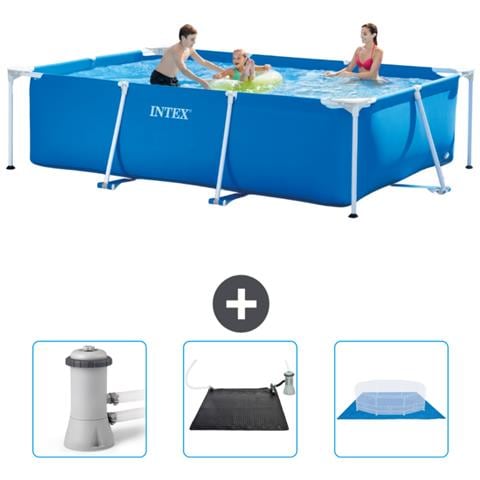 Piscina Fuori Terra - Rettangolo - 300x200x75 Cm - Blu - Include Accessori Coordinati Cb79 - Foto 1