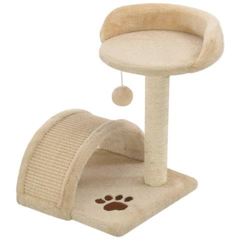 Lusso Casadino - Albero Per Gatti Con Tiragraffi In Sisal 40 Cm Beige E Marrone - Foto 1
