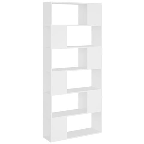 Lusso Casadino -  Libreria/divisorio Bianco 80x24x186 Cm In Truciolato - Foto 1