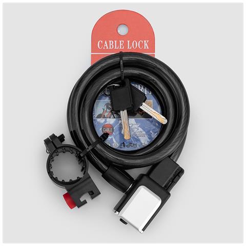 Lucchetto Per Bicicletta Con Chiave - Leggero E Robusto - Foto 2