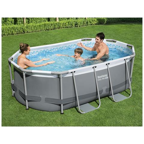 La migliore piscina fuori terra Steel Pro Max Oval 305x200x84 cm - Foto 2