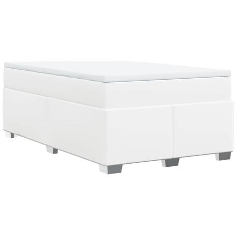 Giroletto a Molle con Materasso Bianco 120x190 cm in Similpelle - Foto 9