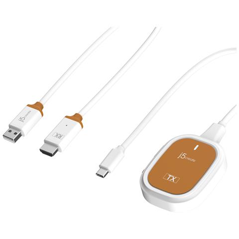 j5create JVWAW61, Dongle, USB, USB tipo-C, Bianco, 1 A, 0 - 40 °C - Foto 6