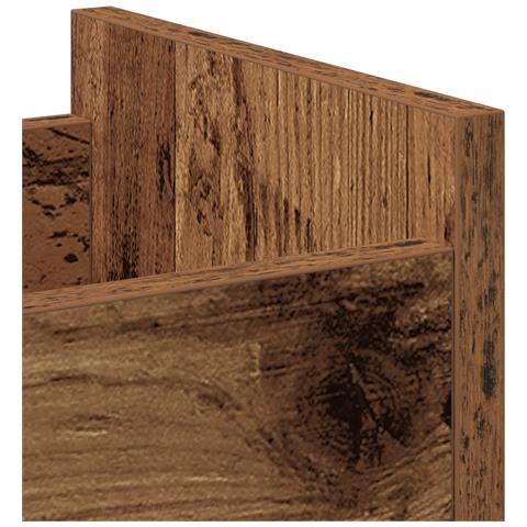 Armadio Rolling  in legno vecchio 60x22x79 cm in legno ingegnerizzato - Foto 9