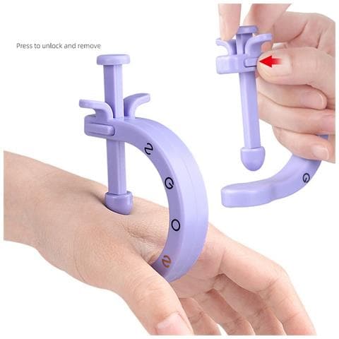 Massaggiatore Manuale Per Digitopressione A 12 Velocità Per Mani, Piedi E Polsi Purple - Foto 2