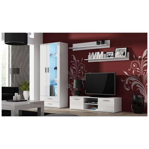 SOHO POL BI scaffale Mensola galleggiante A muro Truciolato Bianco - Foto 2