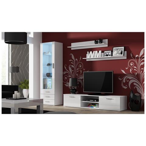 SOHO POL BI scaffale Mensola galleggiante A muro Truciolato Bianco - Foto 13