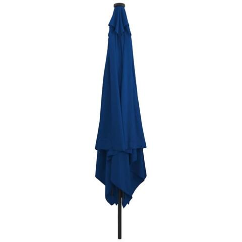 Ombrello da giardino Blu e Nero 295 x 295 x 245 cm - Foto 2