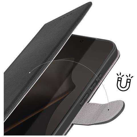 Custodia A Libro Per Xiaomi 15t Effetto Pelle Con Portacarte E Funzione Stand - Foto 2