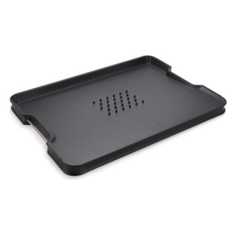 Tagliere Multifunzione Cut And Carve Plus Nero Per Tagliare Tritare E Servire Alimenti Antiscivolo Resistente Lavabile In Lavastoviglie Design Compatto E Funzionale - Foto 2