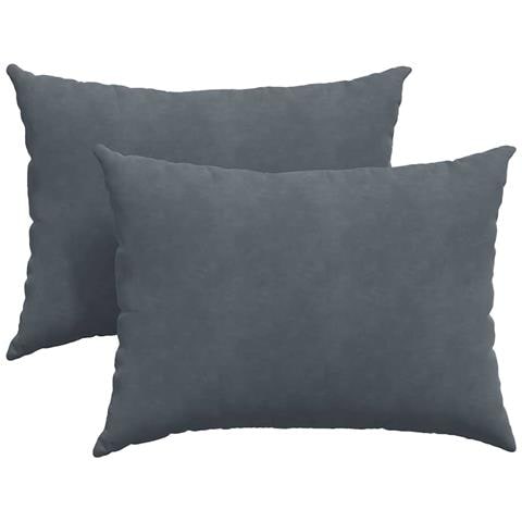 Cuscini da Divano 2 pcs Grigio scuro 70 x 50 cm - Foto 1