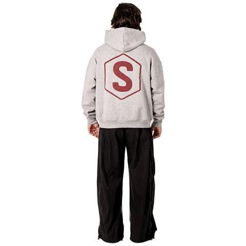 Felpa Oversize Con Cappuccio Gonfio Da Uomo Hexaline Sprb6500 - Foto 2