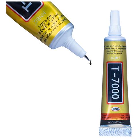 Colla Universale T-7000 15ml - Alta Precisione E Flessibilità | Nero, Asciugatura Rapida, Resistente Alle Intemperie | Per Elettronica, Ceramica, Plastica - Foto 1