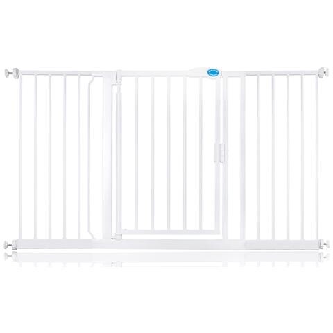 Bettacare Cancelletto Per Animali Con Chiusura Automatica, 147cm - 154cm, Bianco - Foto 1