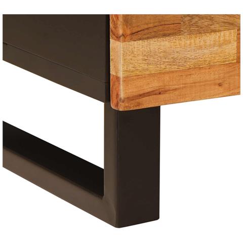Armadio da Notte con cassetto 2 pcs Marrone 40 x 33 x 46 cm - Foto 9