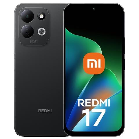 Redmi 17 4G 256GB 4GB Ram Display 6.9" HD 120Hz Main Camera 50MP Selfie 8MP DualSim Ibrida HyperOS3 Helio G91 Ultra 7500mAh Black - Foto 1