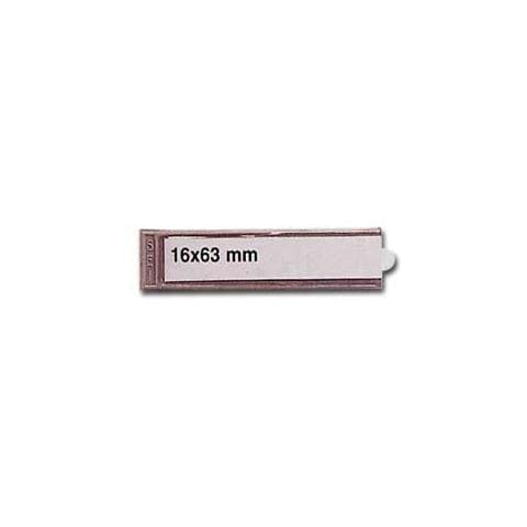 10 portaetichette adesive ies b1 16x63mm sei - Foto 1
