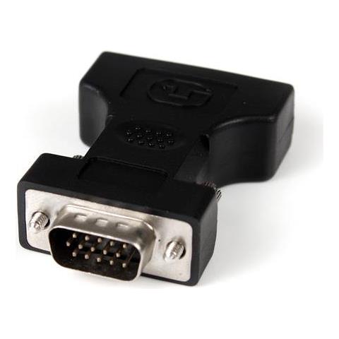 Adattatore DVI a VGA - Convertitore cavo DVI a VGA - Femmina / Maschio - F / M - colore Nero - Foto 2