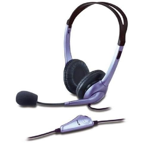 HS-04S Cuffia con Microfono Colore Viola Nero - Foto 3