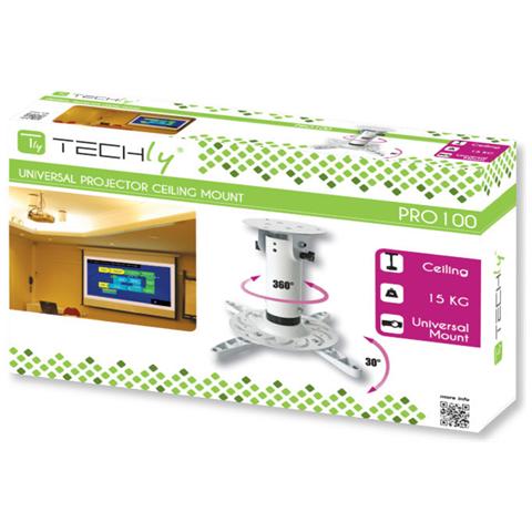 ICA-PM 200WH - Staffa Universale a Soffitto per Proiettori Bianco - Foto 2