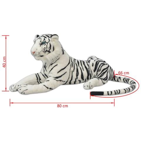 Giocattolo in Peluche Tigre Bianca XXL - Foto 2