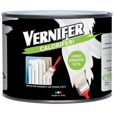 Smalto Per Caloriferi Vernifer 4906 Lavabile 500 Ml Bianco Satinato - Foto 8