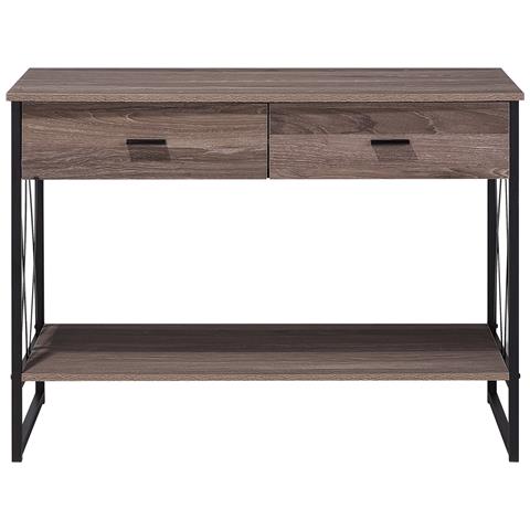Consolle Con Due Cassetti Color Taupè Ayden - Foto 33