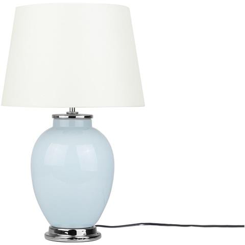 Lampada Da Tavolo In Ceramica In Color Azzurro Brenta - Foto 1