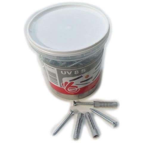 Serie uv s tassello nylon con vite, scegli il formato uv 10 s - 50pz - Foto 2