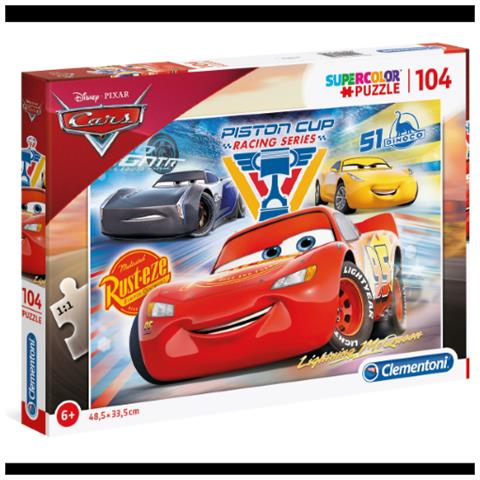 Puzzle104 Pezzi Cars Piston Cup Legends - Foto 1