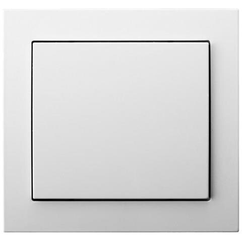 Grande Singolo Pulsante Interruttore Della Luce Interna Click Placca Bianca - Foto 1