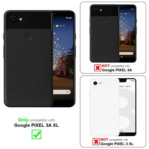 Catena Di Telefoni Cellulari Compatibile Con Google Pixel 3a Xl In Nero - Coperchio Protettivo In Silicone Con Anelli D'oro, Cinturino In Corda E Custodia Staccabile - Foto 11