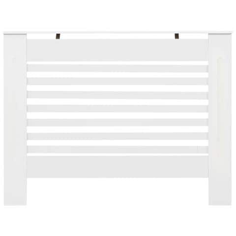 Coperture Per Radiatori 2 Pz Bianche 112x19x81,5 Cm In Mdf - Foto 2