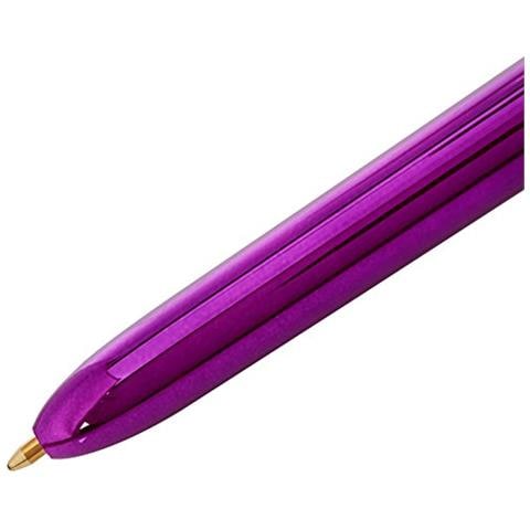 951351 Penna Sfera 4 Viola Metallizzato Corpo (confezione Da 12) - Foto 2