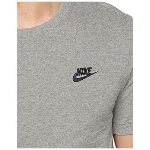 Sportswear Club T, Maglietta Uomo, Grigio (grigio Scuro Heather / Nero), S - Foto 2