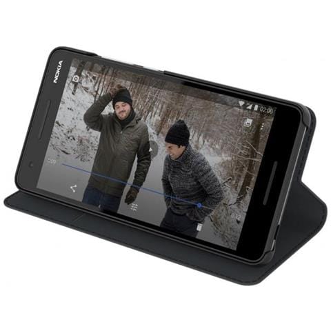 8P00000012 custodia per cellulare 14 cm (5.5") Custodia a libro Nero - Foto 1