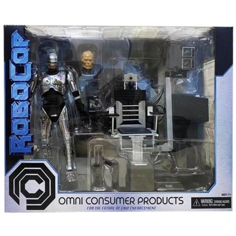 Action Figure Ultimate Battle Damaged Robocop With Chair 18 Cm - Foto 3