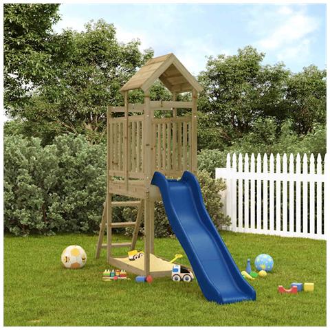 Set da Gioco da Esterno in Legno di Pino Impregnato - Foto 2