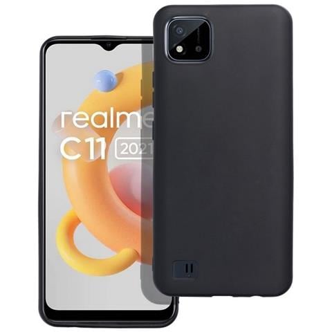 Custodia Tpu Silicone Cover Case Per Realme C11 (2021) - C20 Black - Foto 1