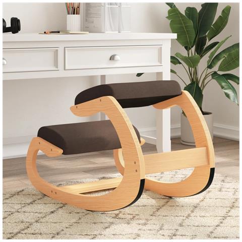 Sedia Inginocchiatoio Marrone 55x84x55 Cm Compensato Di Betulla - Foto 6