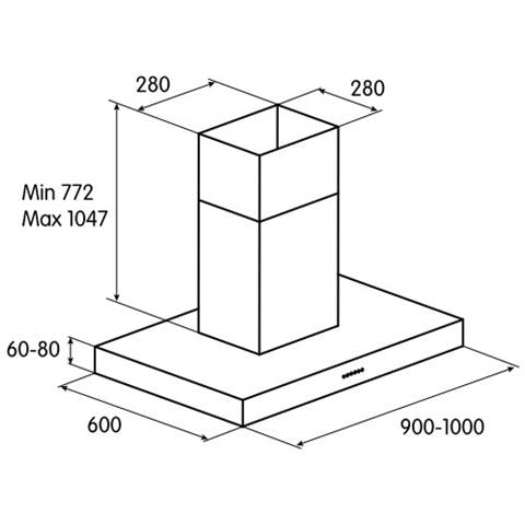 Cappa ad Isola ARENA IX /A Aspirante Colore Acciaio inox - Foto 4