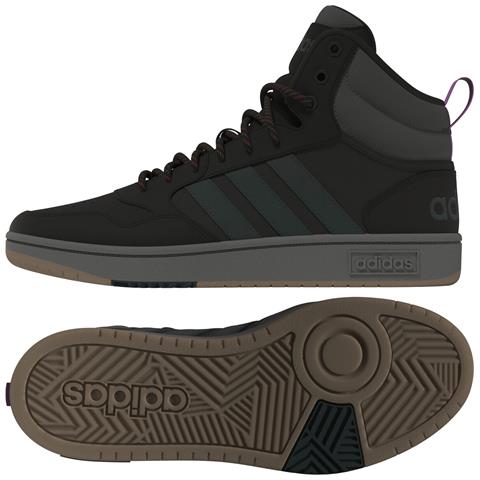 Scarpe Casual Da Donna Hoops 3.0 Mid Gz6681 Nero - Foto 2