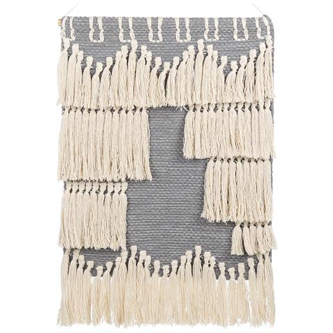Decorazione Da Parete Cotone Grigio E Marrone Mahri - Foto 2