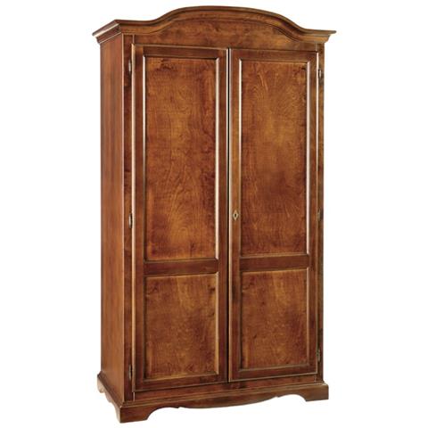 Armadio Arte Povera 2 Ante In Legno Tinta Noce 107x55x197 - Foto 1